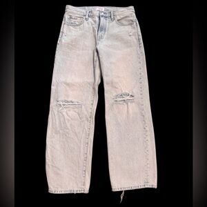 Pistola Light Blue Denim Jeans, Size 27, Distressed Denim, EUC